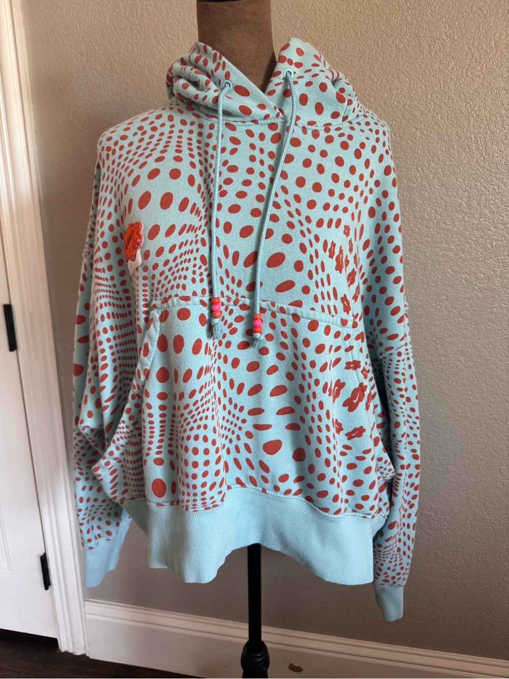 Nike Project Uphoria Limited Edition Hoodie Blue Orange Dots Y2K M